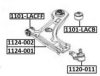 ASVA 1101-LACB Control Arm-/Trailing Arm Bush